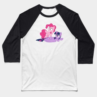 Pinkie Pie tackled Twilight Sparkle 2 Baseball T-Shirt
